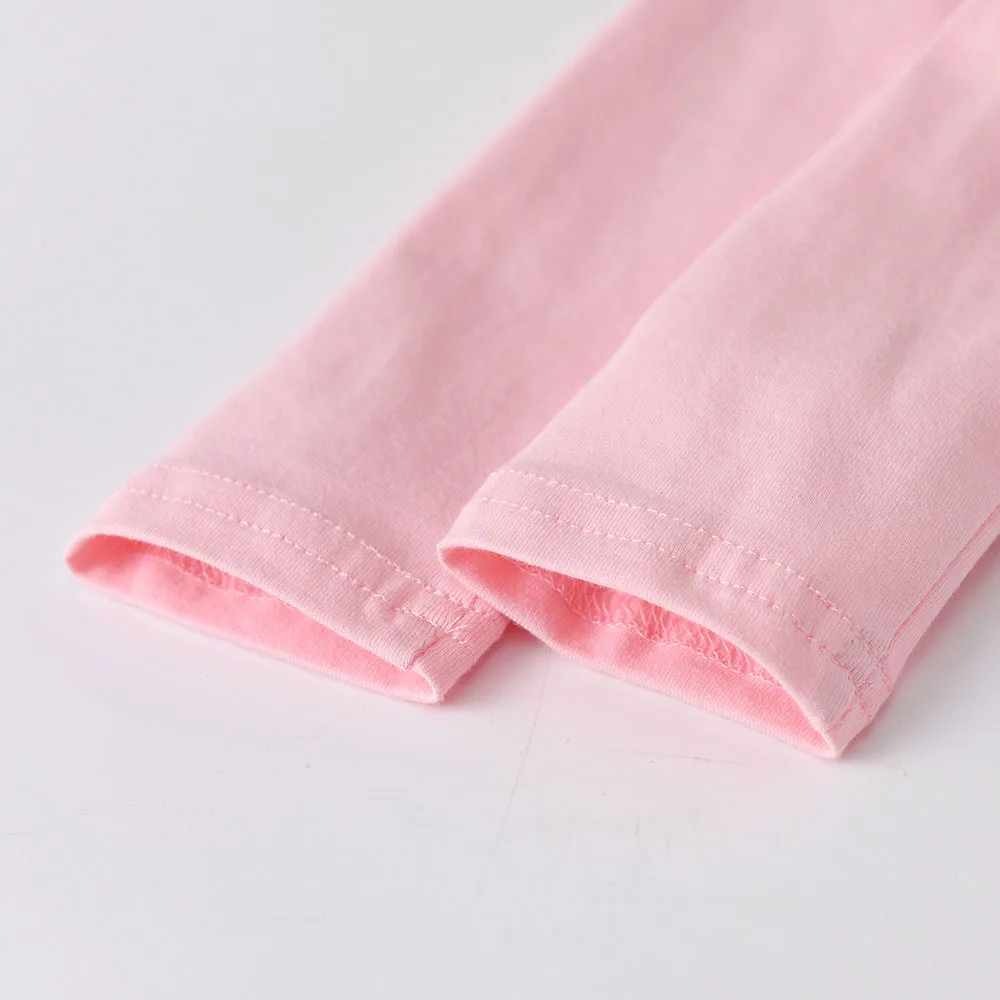 DXTON Camisetas de manga larga para niñas rosa con cuello redondo - imagen 2