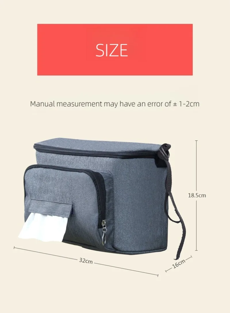 Organizador universal con compartimento interior