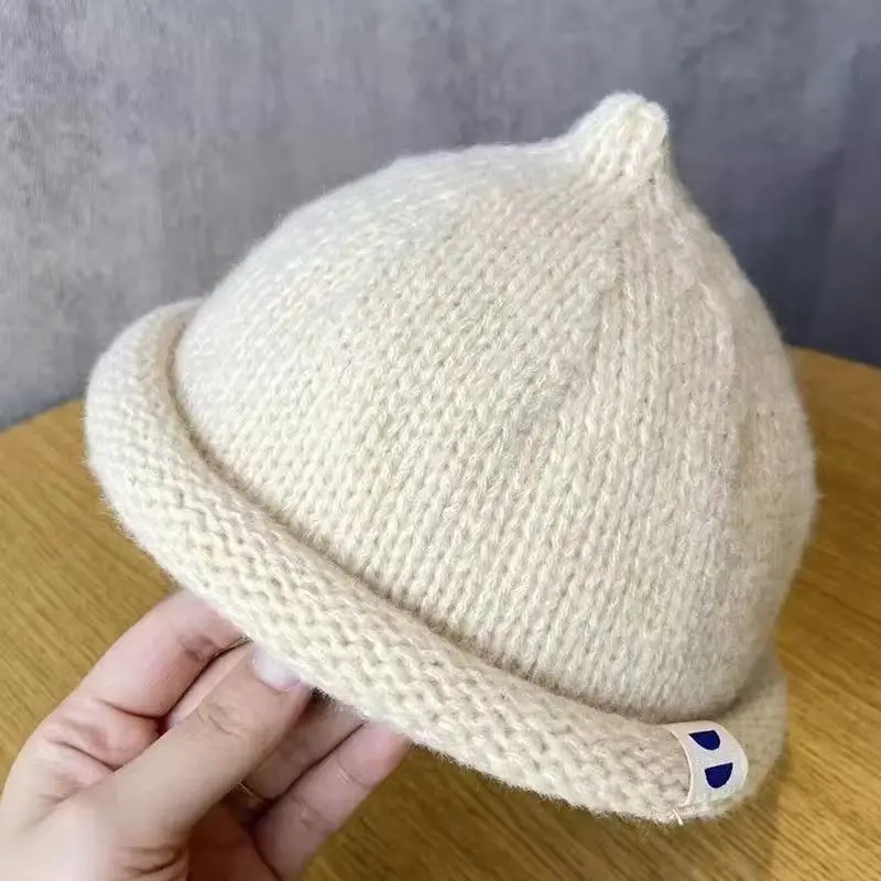Gorro piel de melón para niños vista lateral