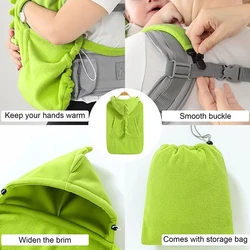Funda para cochecito a prueba de viento con capucha
