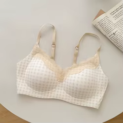Ropa interior de encaje sin costuras ligera de verano para mujer