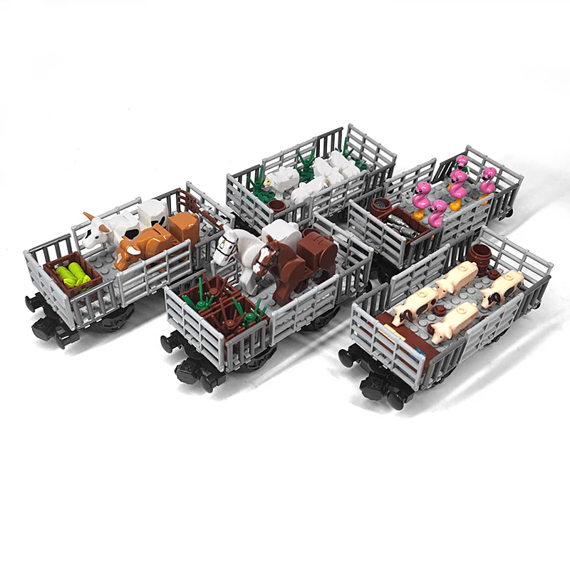 Set de construcción granja con animales para niños - imagen 2