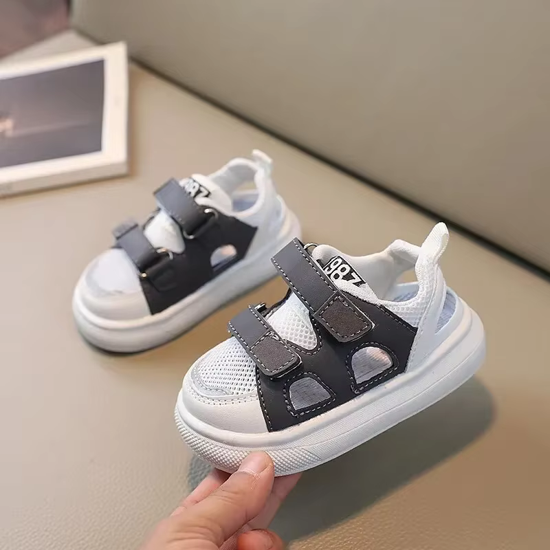 Zapatillas caladas de malla transpirables para niño y niña verano - imagen 4