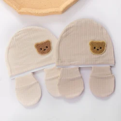 Gorro de algodón bebé recién nacido suave y cómodo