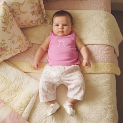 ViSgogo conjunto pantalón y top sin mangas con lazo para niñas