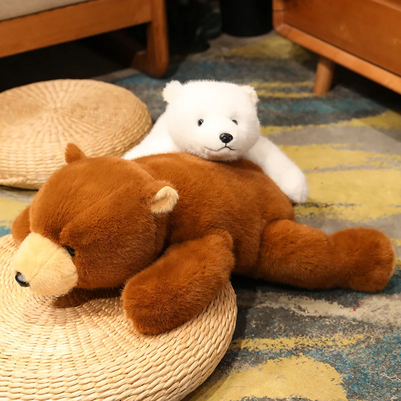 Oso de peluche polar ponderado con brazos grandes estilo panda