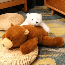 Oso de peluche polar ponderado con brazos grandes estilo panda