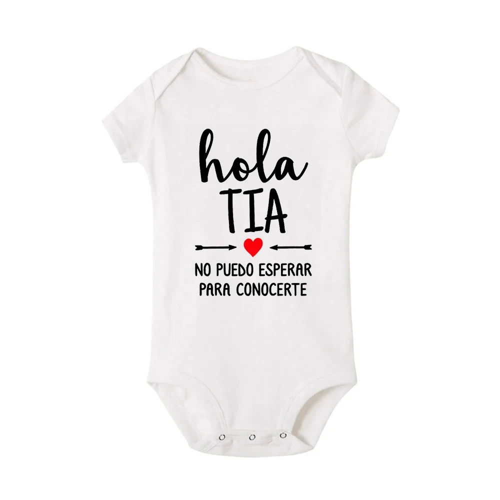 Hello Aunt-Pelele con estampado español para bebé - detalle del estampado