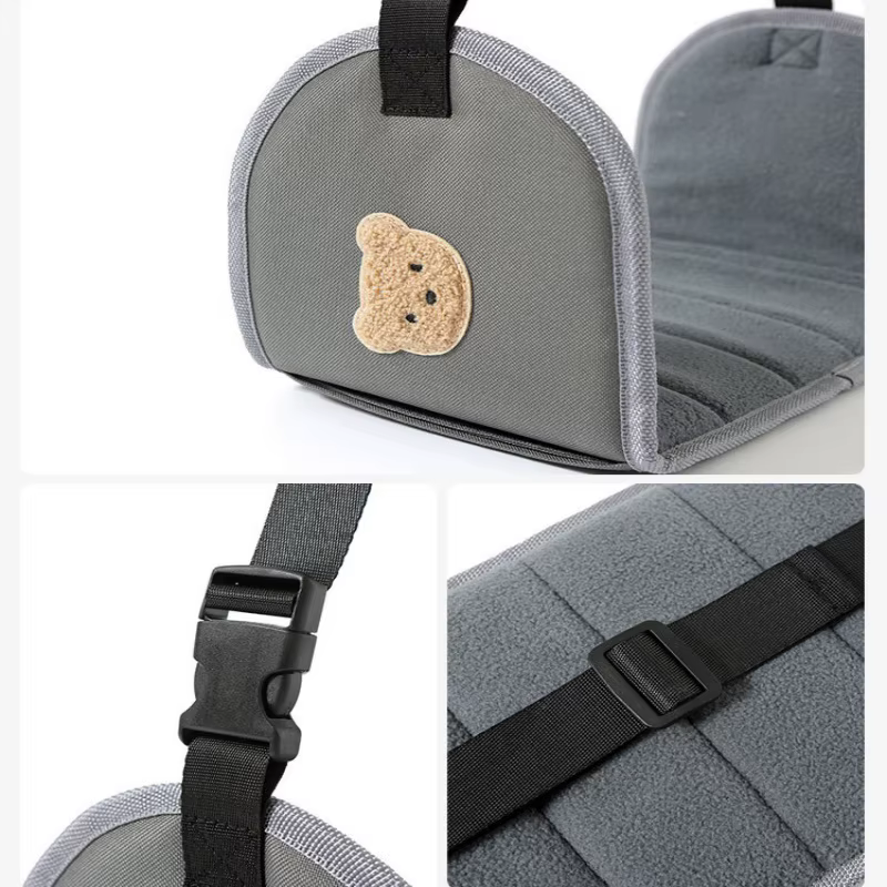 Reposapiés ajustable acolchado para asiento de coche infantil - imagen 5