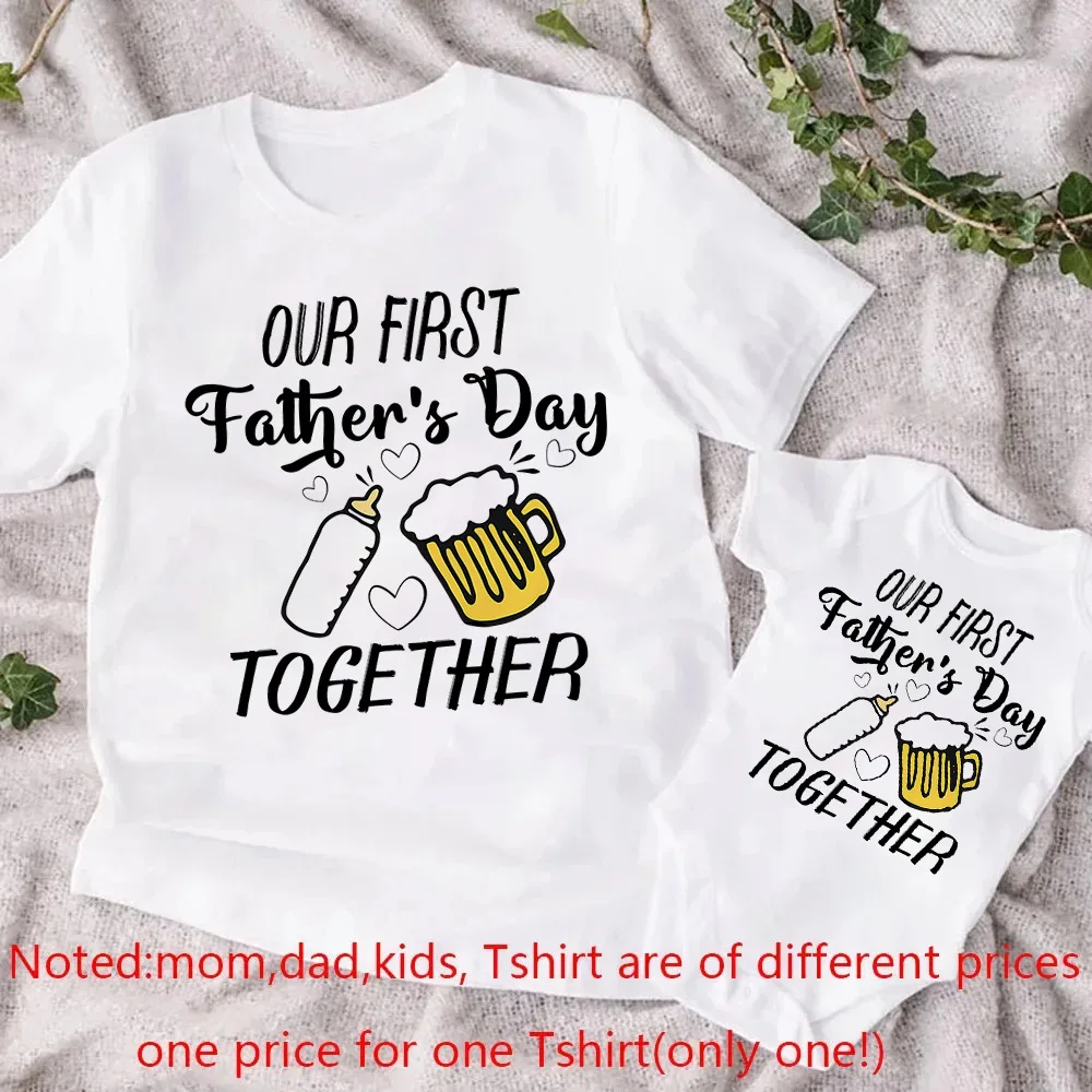 Mono bebé a juego Día del Padre con camiseta papá - imagen 2