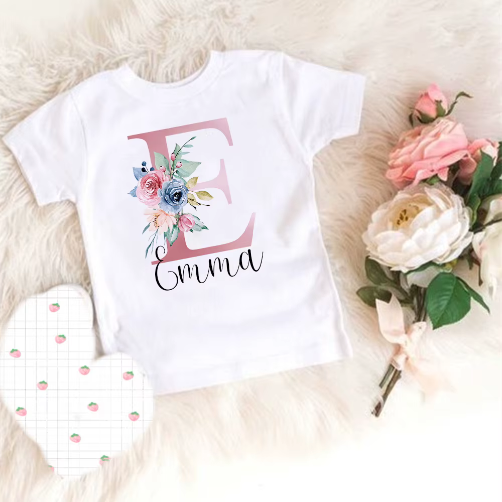 Camiseta personalizada con nombre para niña – Manga corta de fiesta - imagen 4