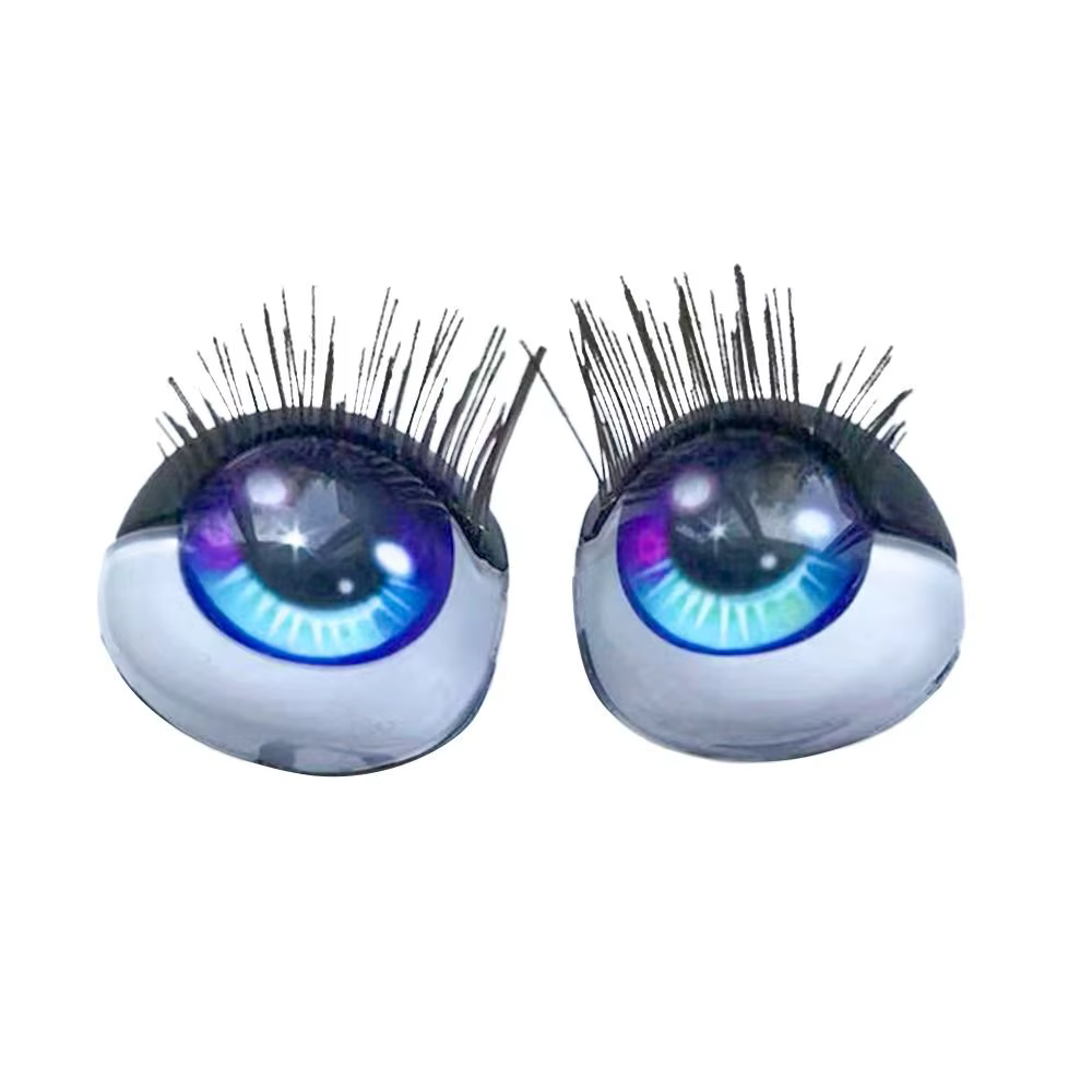 Diferentes ángulos del ojo de seguridad arcoíris