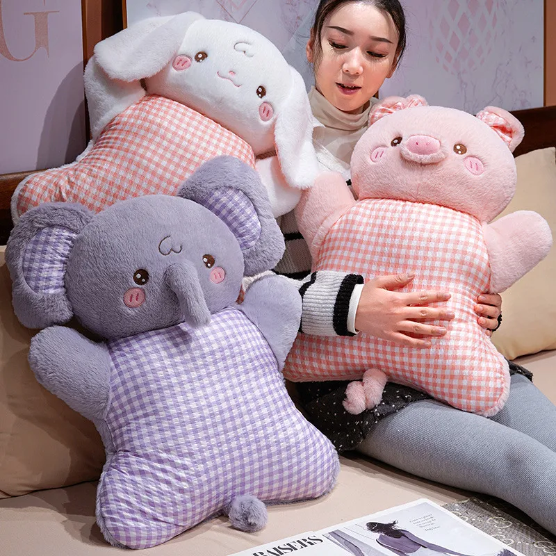 Almohada infantil animal de dibujos animados con forma de elefante