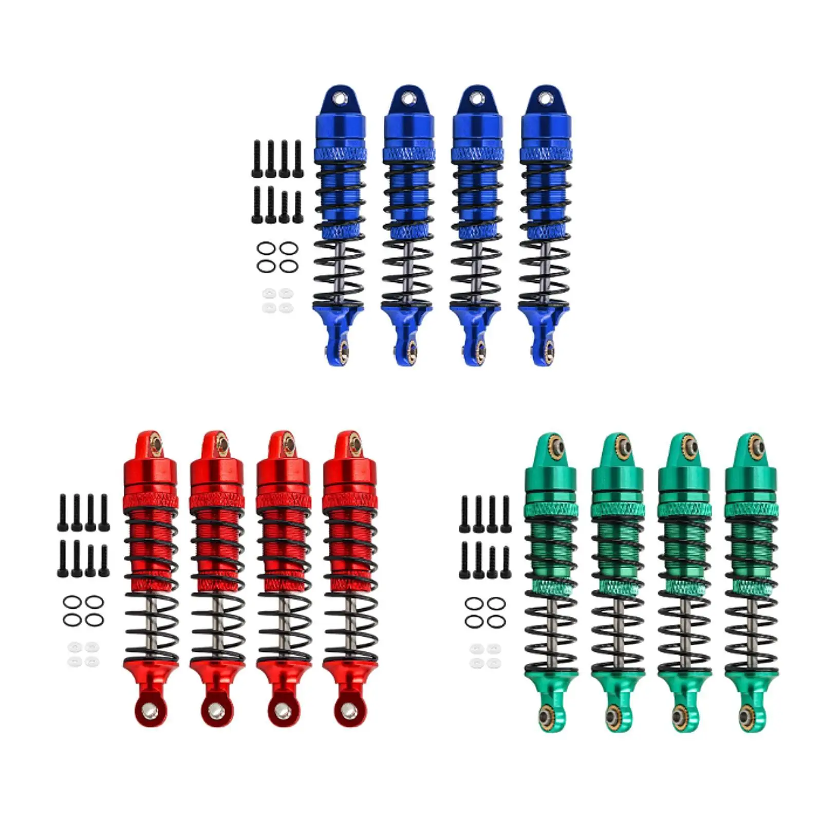 Amortiguadores RC 1/18 D90 - juego de 4, resistentes para coche