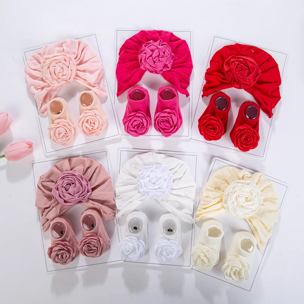 Calcetines bebé con volantes satén liso algodón suave infantil 0-12M - imagen 4