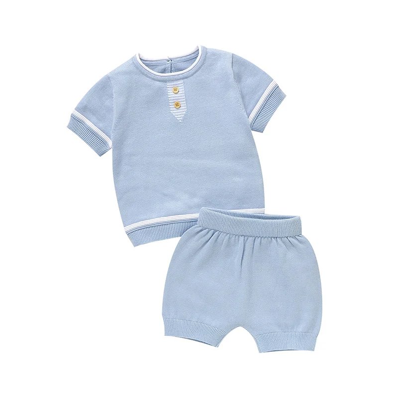 Conjunto deportivo de algodón para bebé – Manga corta