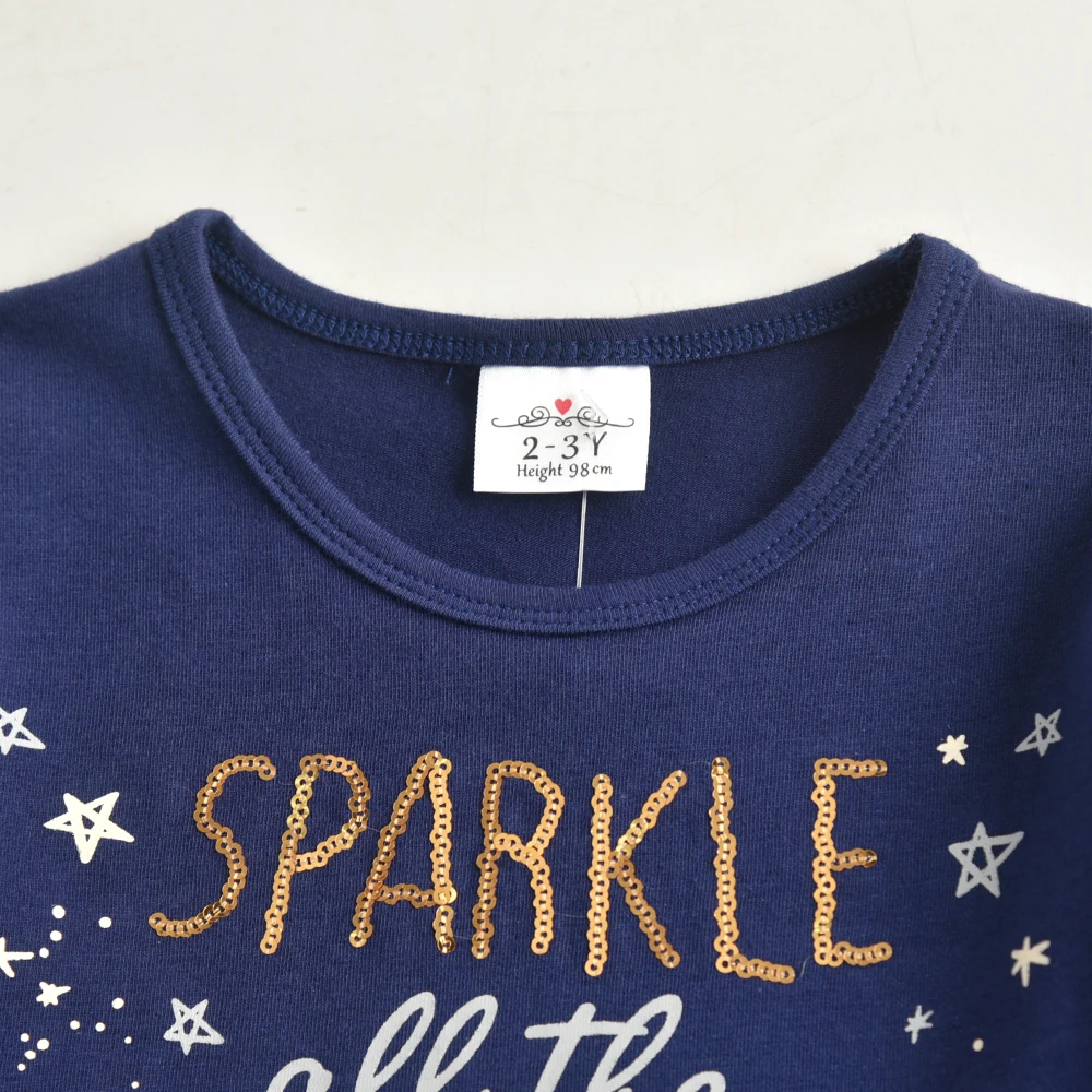DXTON vestido de manga larga de invierno de algodón con estrella - imagen 4