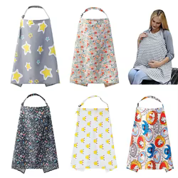 Foulard maternidad de algodón – Cobertura ligera para amamantar