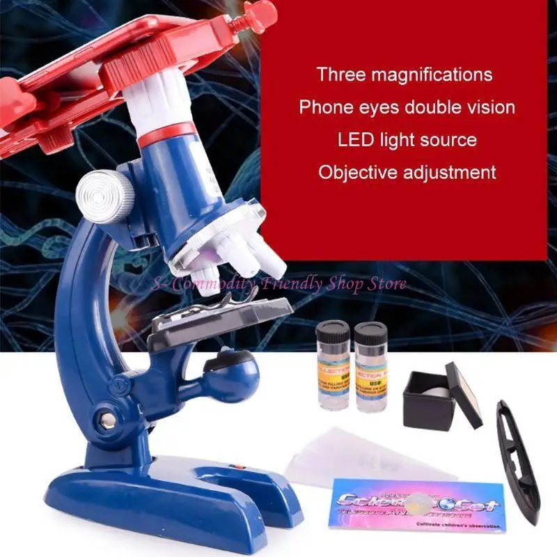 Microscopio educativo con adaptador para teléfono inteligente - imagen 3