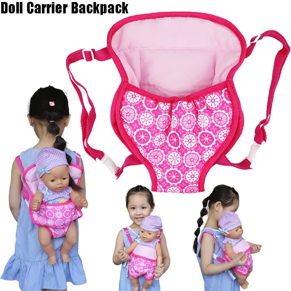 Mochila porta muñecas para juego de imitación y transporte - imagen 5