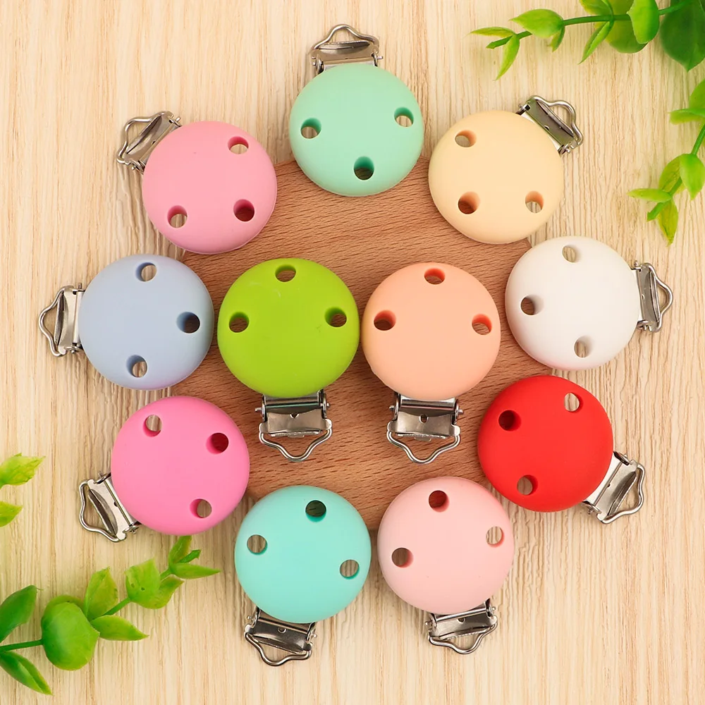 Kovict Clips de silicona 30mm para chupete - Accesorio manualidades - imagen 2