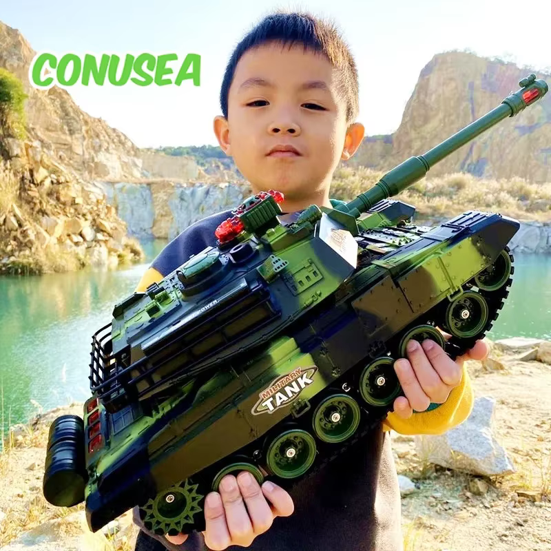 Tanque RC radiocontrol militar con simulación de disparos para niños - imagen 4