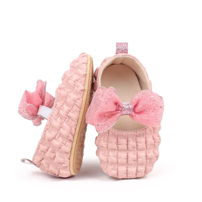 Zapatos bebé primeros caminantes antideslizantes con lazo - imagen 5