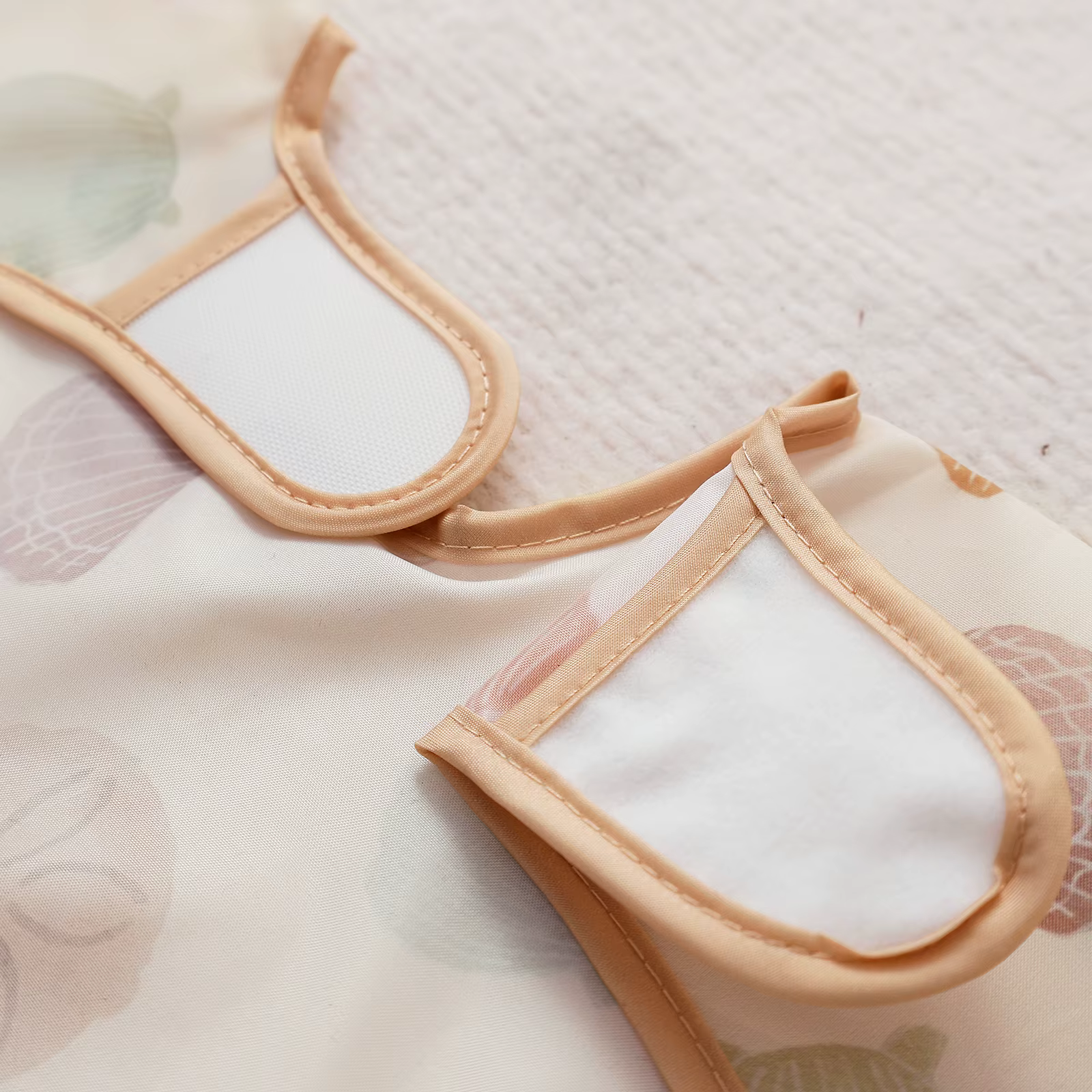 Elinfant Babero impermeable de manga larga para bebés estampado animal - imagen 3