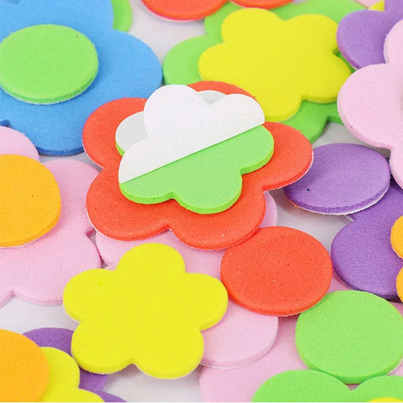 Pegatinas 3D EVA infantiles de flores y animales - imagen 5