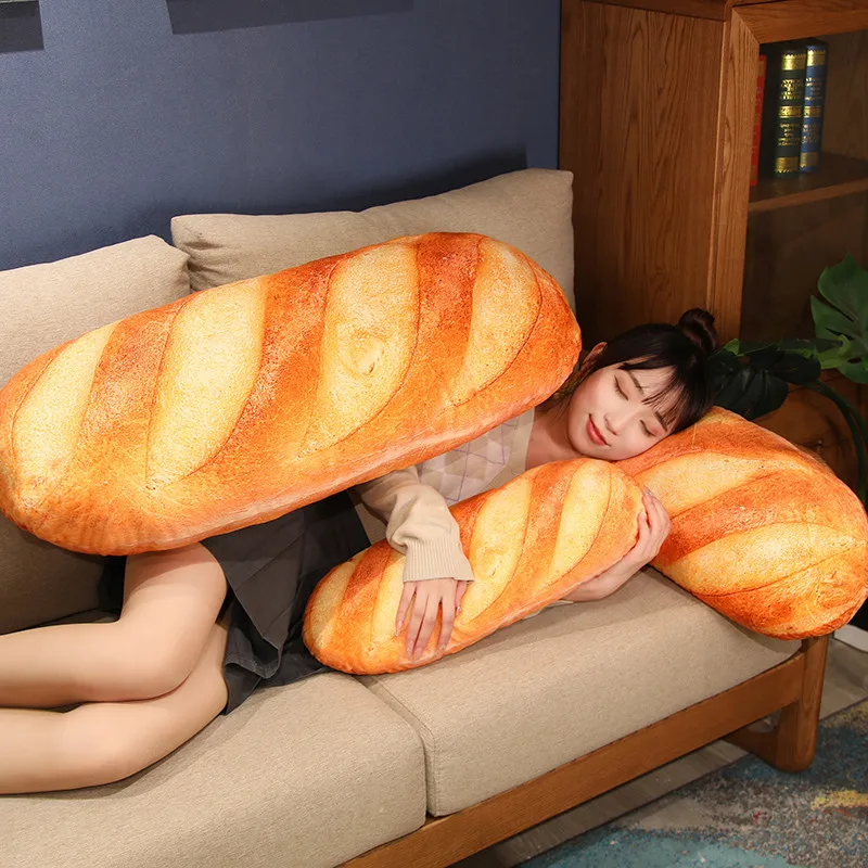 Almohada forma pan gigante para niños – Cojín decorativo suave - imagen 3