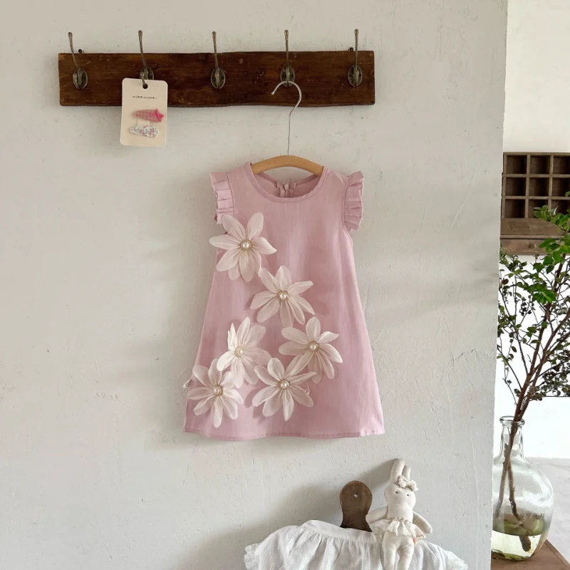 Vestido sin mangas para niños de verano – ropa infantil informal