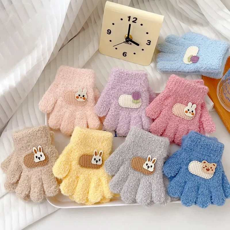 Manoplas de invierno para bebé – Térmicas con cinco dedos - imagen 4