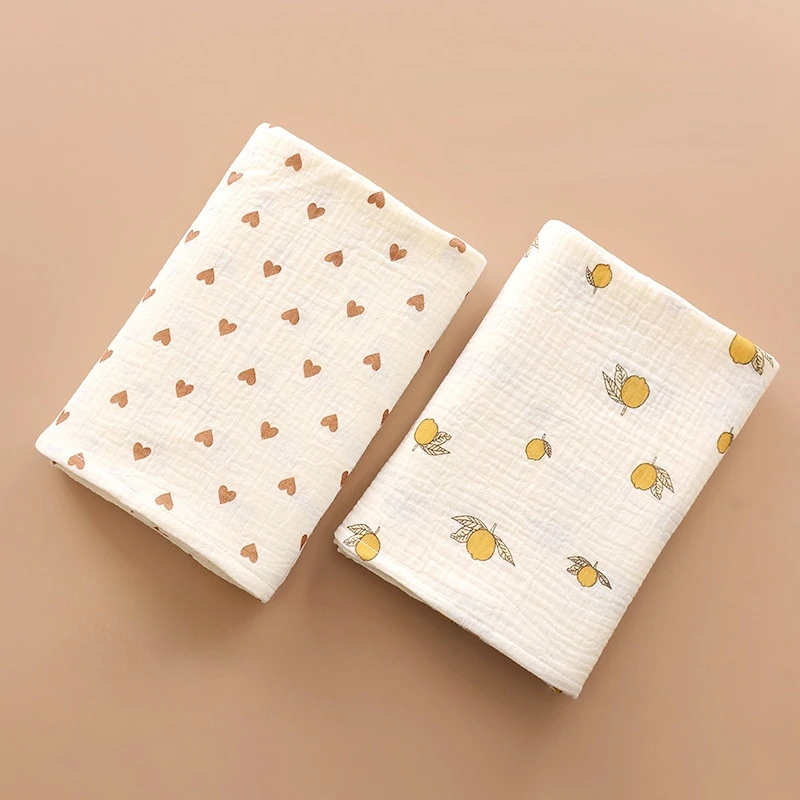 Manta de muselina de 2 capas para bebé – Suave y ligera