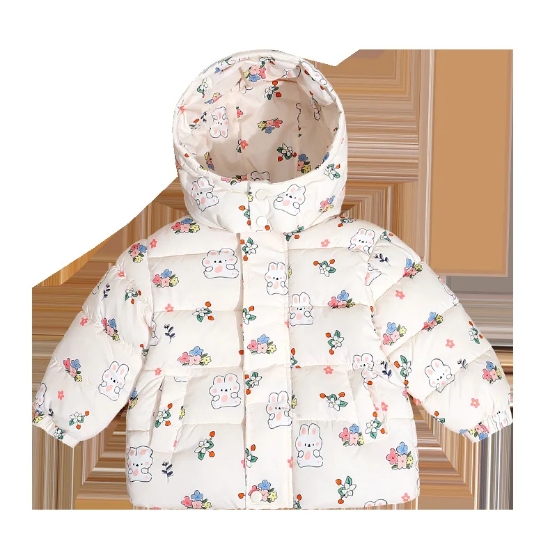 Abrigo de algodón con capucha para niños – invierno cálido - imagen 4