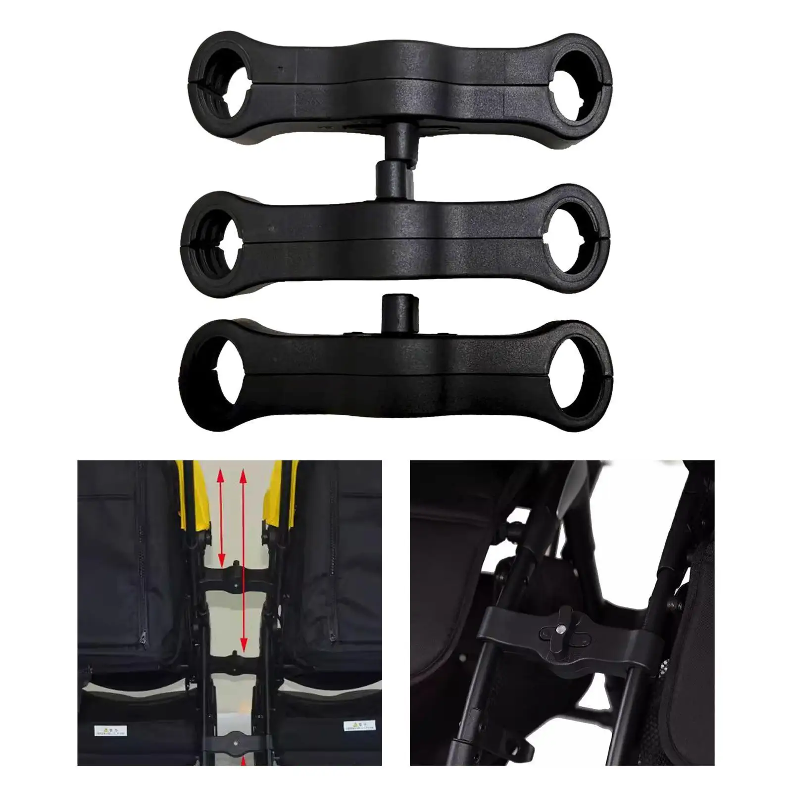Conectores para cochecitos gemelares que forman cochecito doble - imagen 3