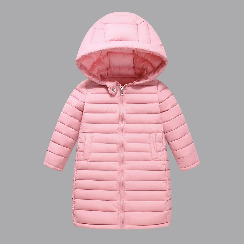 Abrigo largo con capucha para niño invierno – Algodón forro polar - imagen 2