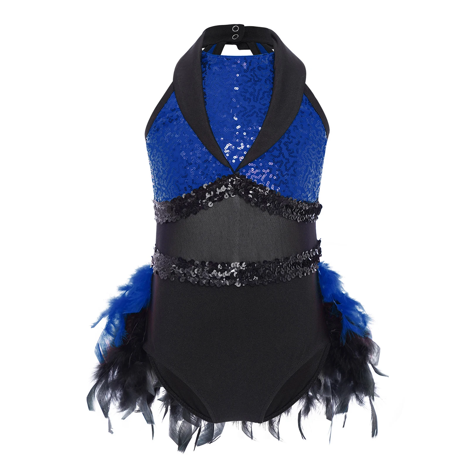 Vestido de patinaje artístico con lentejuelas para chicas adolescentes