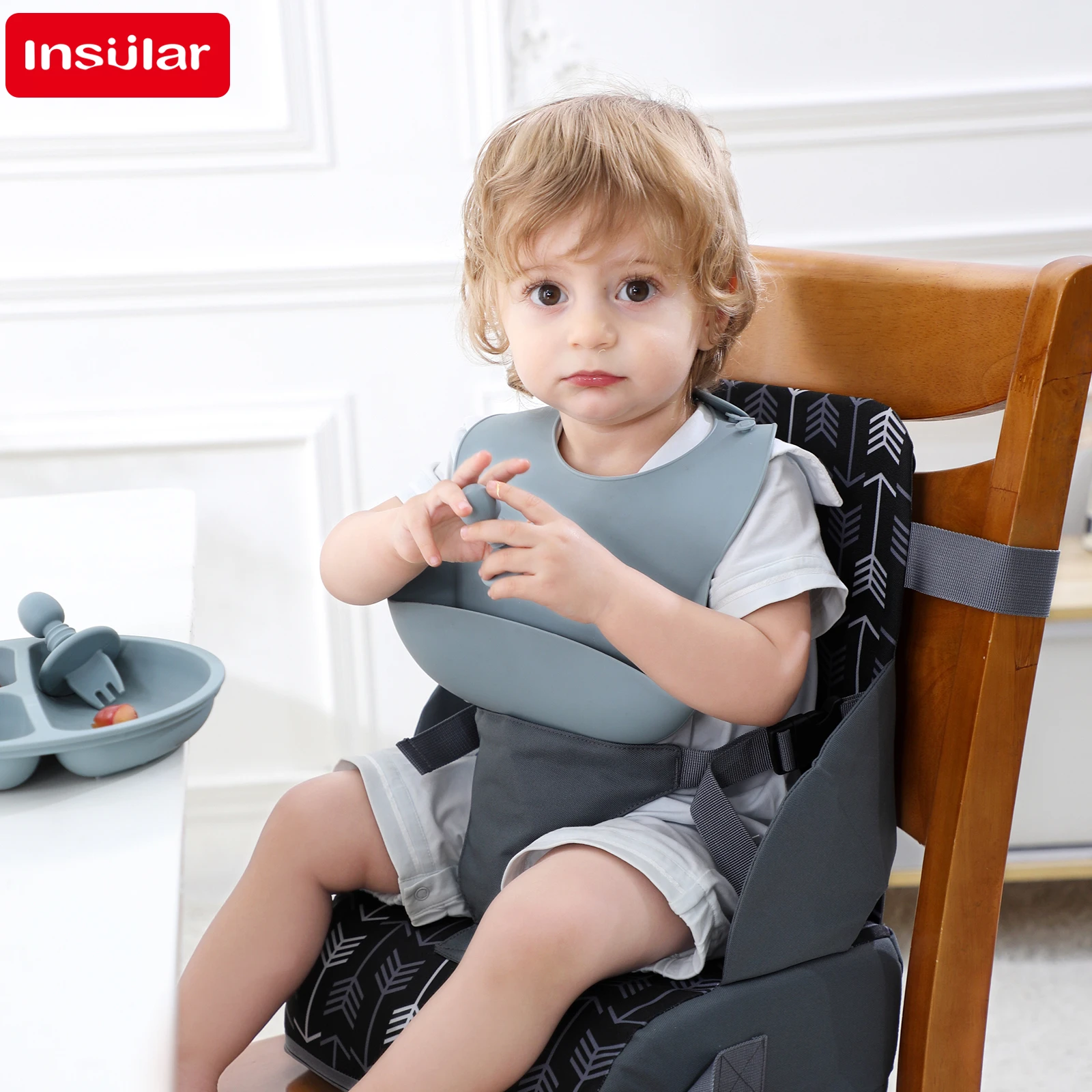 Asiento plegable antideslizante portátil para niños de viaje - imagen 5