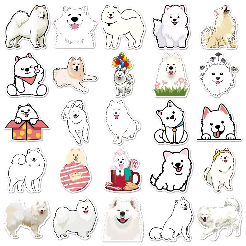Pegatinas infantiles de perros para manualidades y álbumes de recortes - imagen 2
