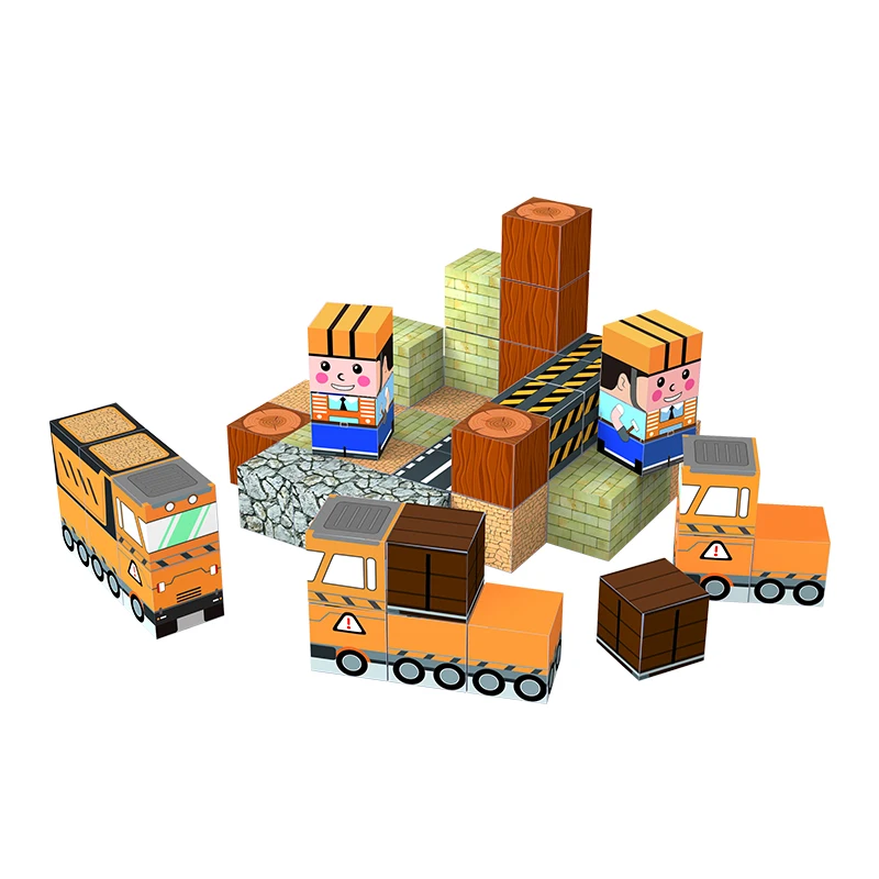 Bloques de construcción magnéticos para niños – juego de mesa - imagen 2