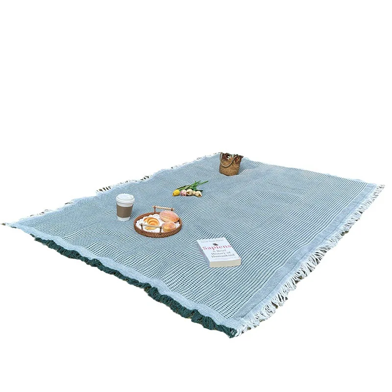 Mantel de picnic exterior en lino para camping y coche - imagen 2