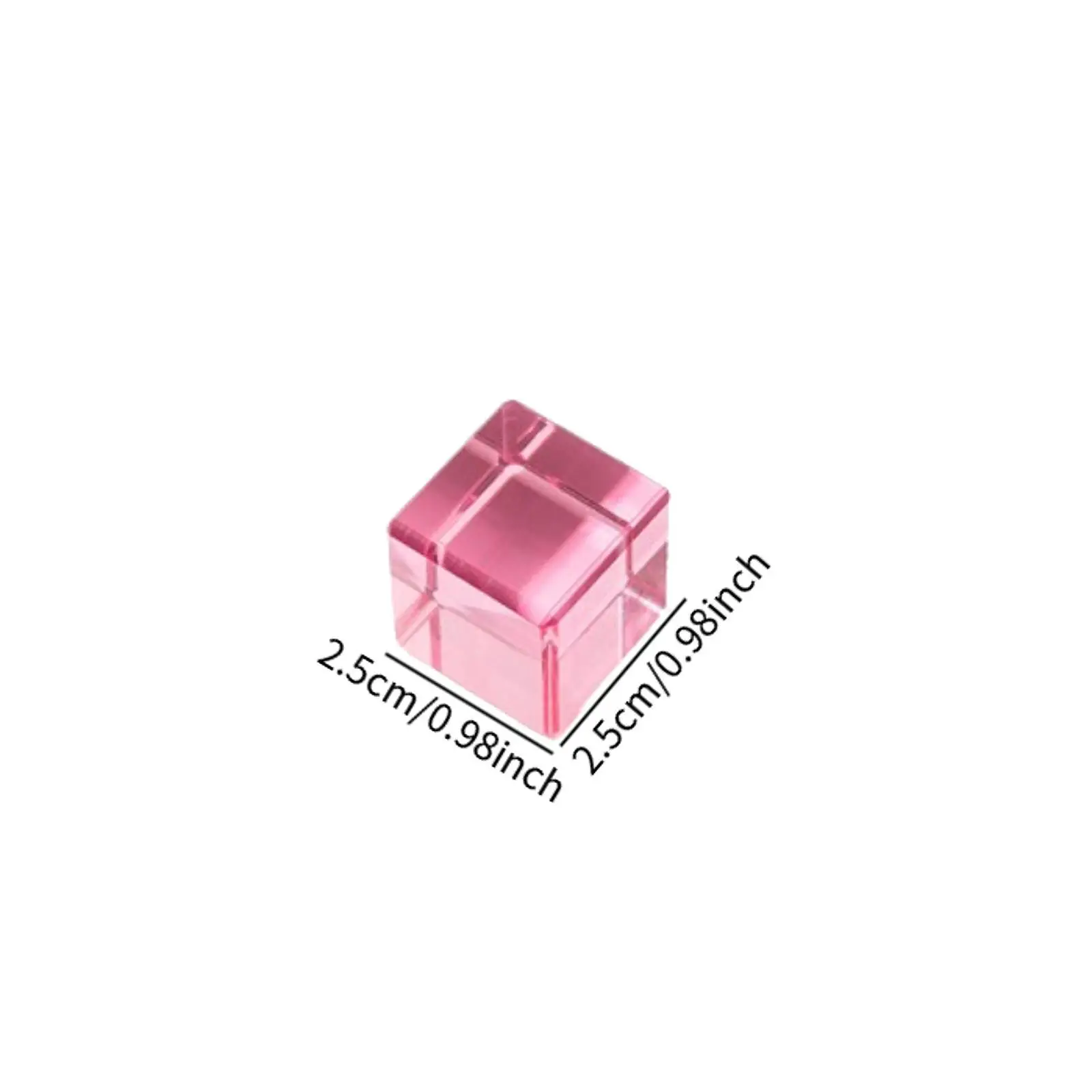 Bloques de construcción arcoíris con cubos translúcidos para apilar - imagen 5