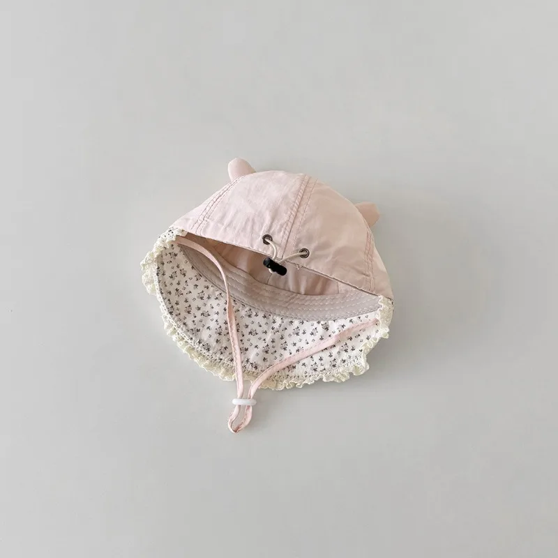 Gorra de sol bebé niña tipo pescador transpirable ajustable