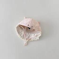 Gorra de sol bebé niña tipo pescador transpirable ajustable