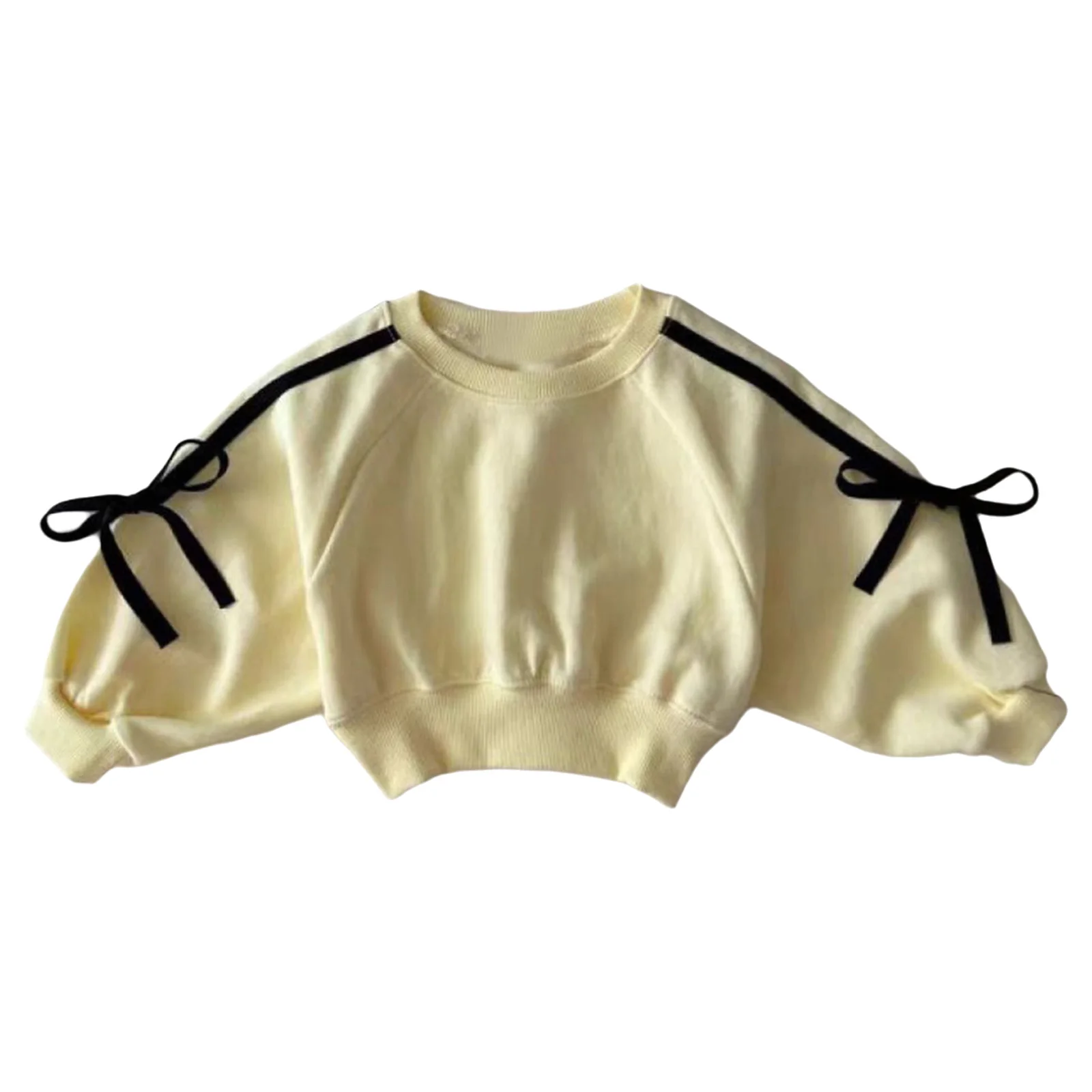 Conjunto bebé niña sudadera de rayas con lazo y pantalón elástico - imagen 5