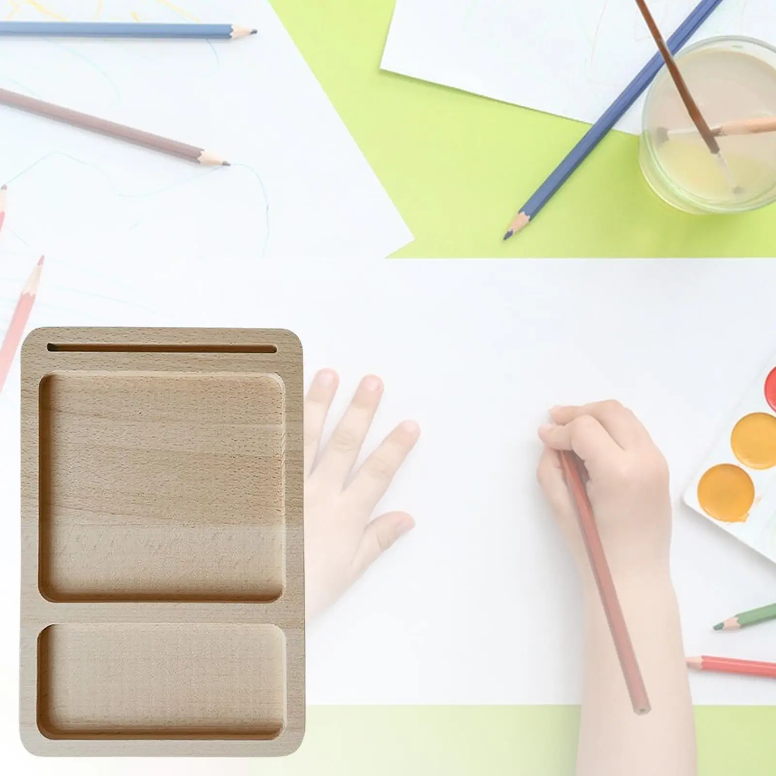Tablero de madera educativo con actividades para preescolar - imagen 4