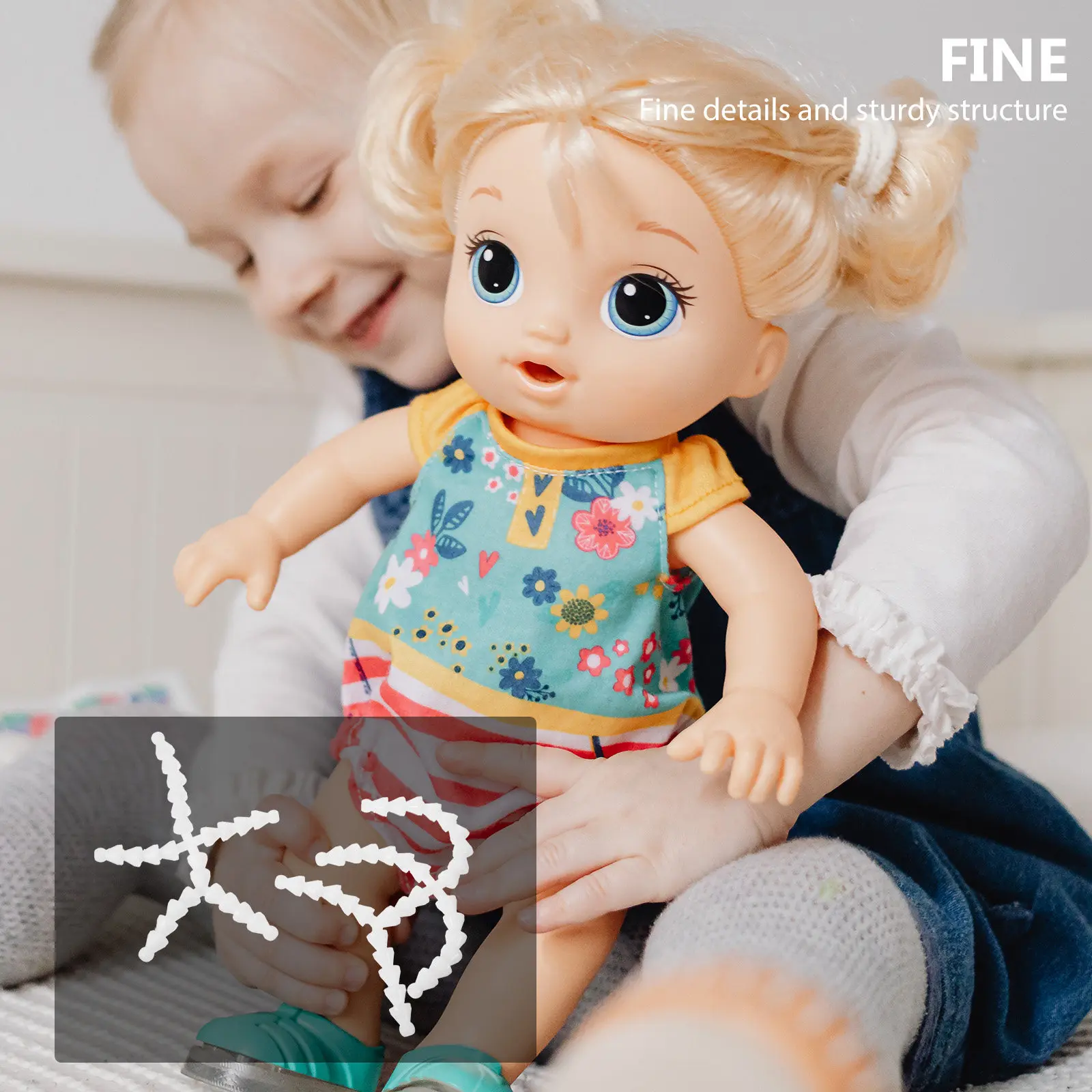 Conjunto de partes blandas para marionetas móviles y articuladas - imagen 2