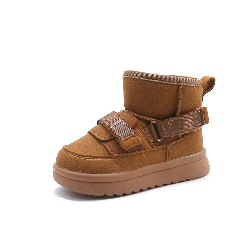 Botas de invierno para niñas de felpa, cálidas y antideslizantes - imagen 3
