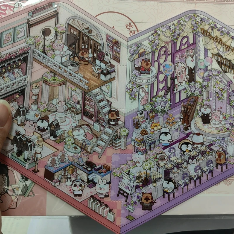 Escena de boda miniatura con pegatinas 3D - Regalo Navidad - imagen 4