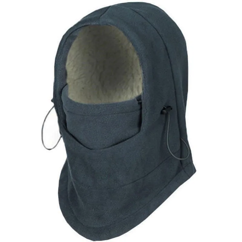 Gorro de invierno de felpa para bebé con bufanda integrada